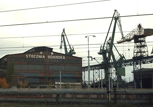 ポーランド　グダンスク　ワレサ委員長のいた造船所