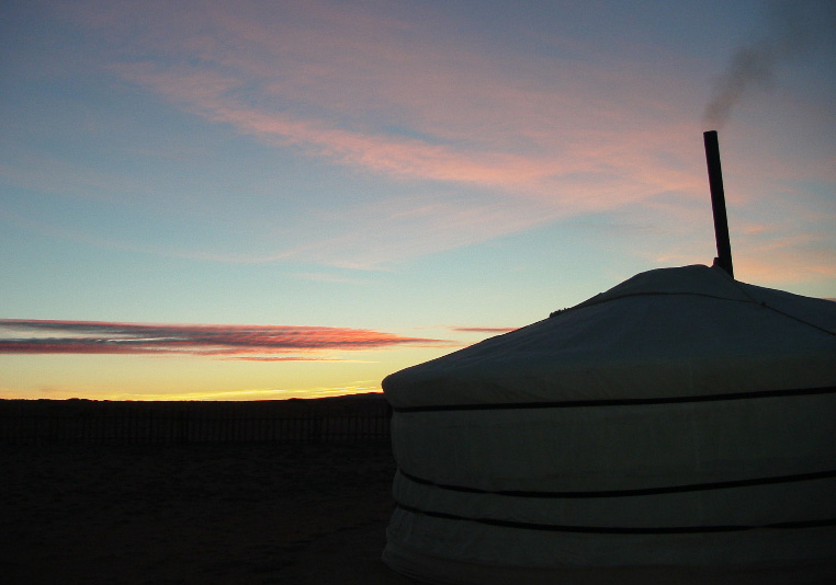 夕暮れのゲル