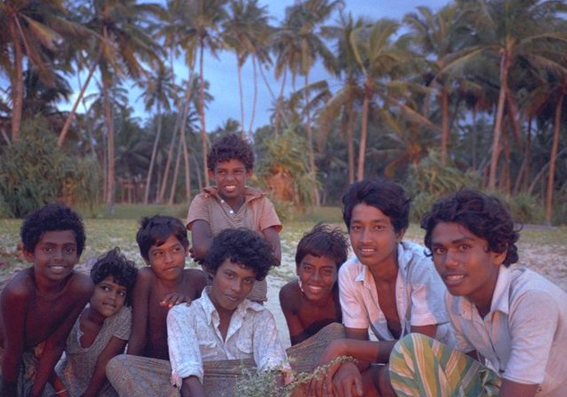 スリランカの子供たち