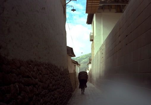 クスコの裏通り